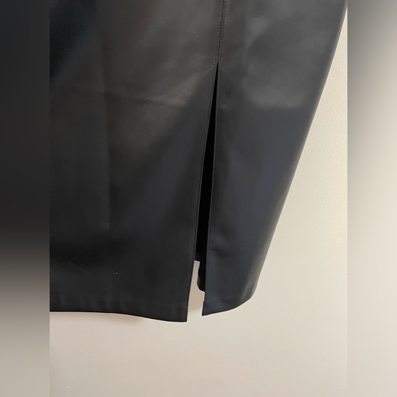 NWT Express Midi Faux Leather Dress in Black - XL - Picture 5 of 11